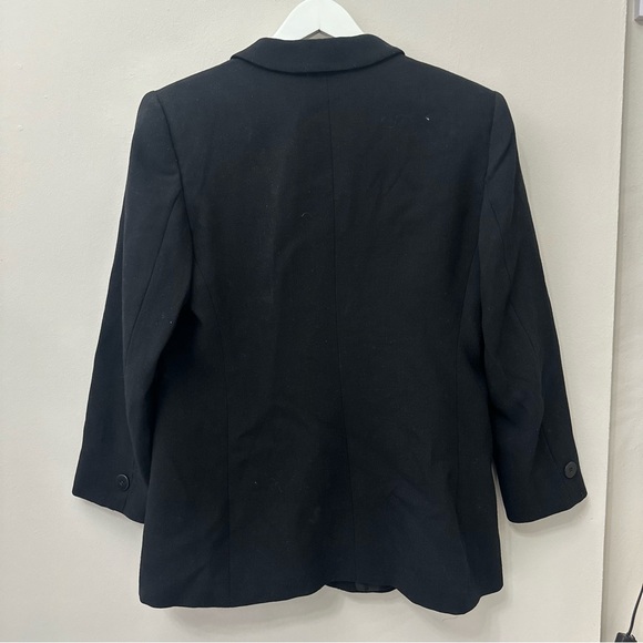 Vintage Giorgio Armani Black Wool Blazer - Picture 2 of 7